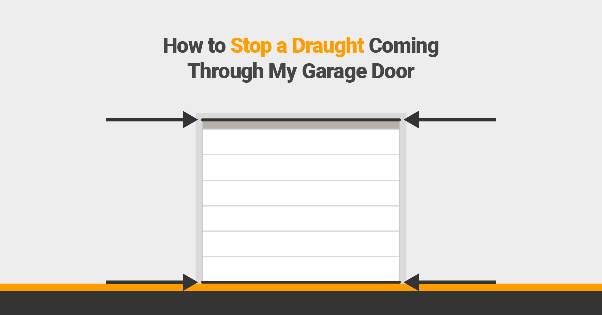 Draught Coming Through My Garage Door, Garage Door Stopping